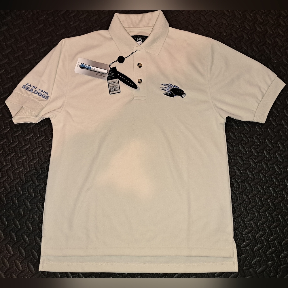 NWT QMJHL Saint John Seadogs polo / collared storm tech Shirt